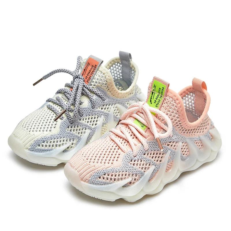Children's Shoes 2021 New Summer New Breathable Flying Woven Running Shoes Soft Sole Single Foot Girls Casual Sports Shoes
Children's Shoes 2021 New Summer New Breathable Flying Woven Running Shoes Soft Sole Single Foot Girls Casual Sports Shoes