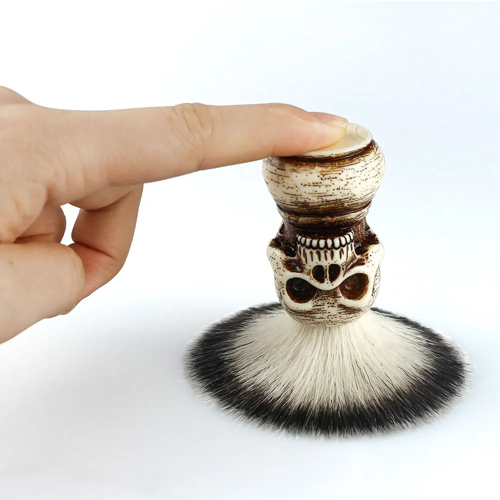 High-end Skull Shaving Brush Soft Material Hair Neck Beard Brush Men's Facial Cleaning Tool Salon Accessories Safety Razor Brush
High-end Skull Shaving Brush Soft Material Hair Neck Beard Brush Men's Facial Cleaning Tool Salon Accessories Safety Razor Brush