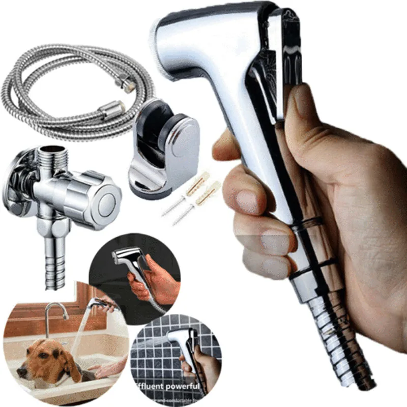 Bidet Stainless Steel Bathroom Bidet Toilet Sprayer Set-Handheld Hand Shower Self Clean Stainless
Bidet Stainless Steel Bathroom Bidet Toilet Sprayer Set-Handheld Hand Shower Self Clean Stainless