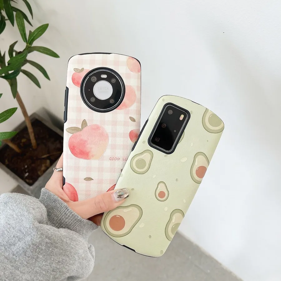 Cartoon Fruit Peach Avocado Shockproof PU Rubber Back Case For Huawei P30 40 Pro Mate20/30 Pro Soft Silicone Phone Cover Skin
Cartoon Fruit Peach Avocado Shockproof PU Rubber Back Case For Huawei P30 40 Pro Mate20/30 Pro Soft Silicone Phone Cover Skin