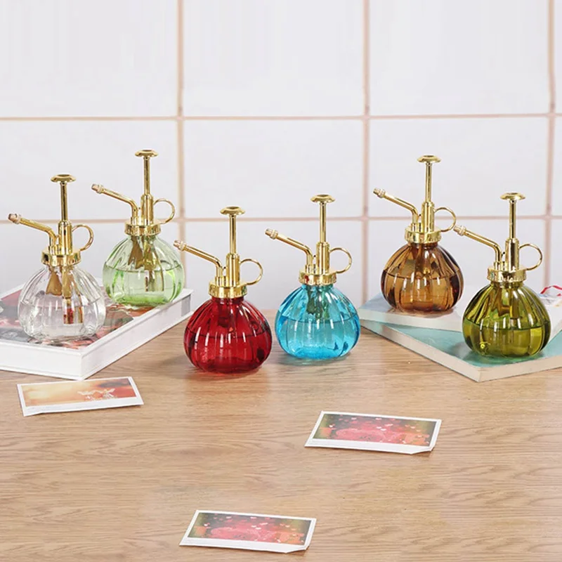 Retro Pumpkin Shape Glass Watering Pot Plant Flower Hairdressing Spray Bottle Garden Hand Pressure Sprayer
Retro Pumpkin Shape Glass Watering Pot Plant Flower Hairdressing Spray Bottle Garden Hand Pressure Sprayer