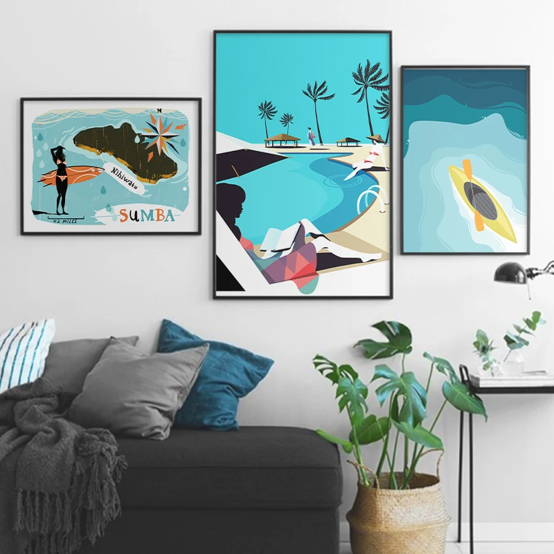 Cartoon Swimming Pool Boat Print Summer Vacation Illustration Poster Canvas Painting Wall Art Pictures Living Room Home Decor
Cartoon Swimming Pool Boat Print Summer Vacation Illustration Poster Canvas Painting Wall Art Pictures Living Room Home Decor