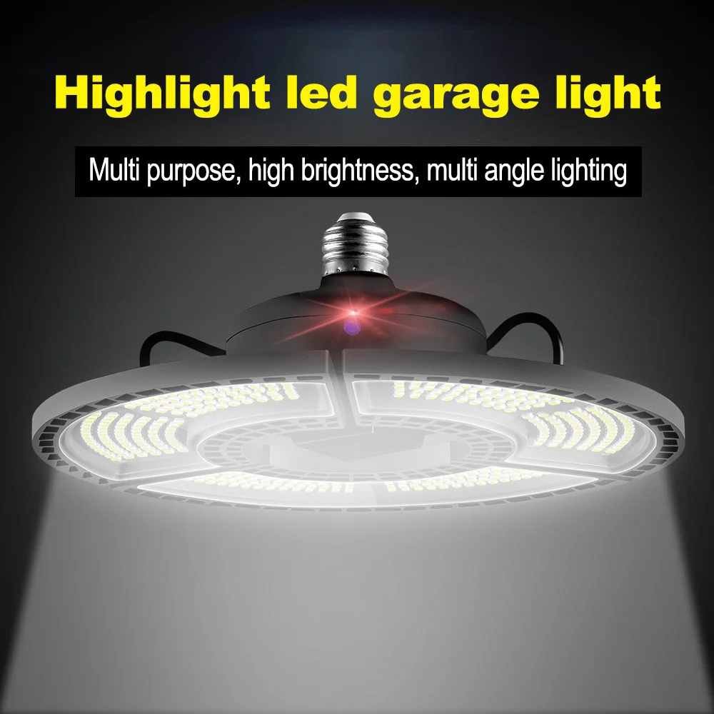 GIRBAN 2PC/lot E27 LED Deformable Industrial Lamp Bright Lighting Warehouse Workshop 60W 80W 100W UFO Folding Garage Lamp
GIRBAN 2PC/lot E27 LED Deformable Industrial Lamp Bright Lighting Warehouse Workshop 60W 80W 100W UFO Folding Garage Lamp