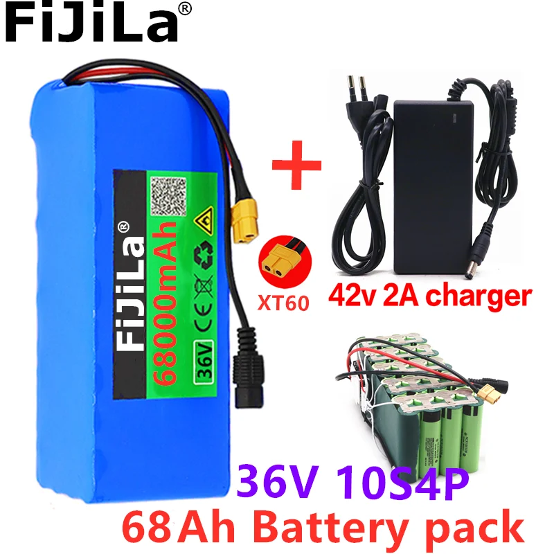 36 В 10S4P 30 Ач 500 Вт литиевый аккумулятор высокой емкости 42 в 18650 30000 мАч Электрический велосипед Скутер с разъемом BMS XT60 + зарядное устройство
36 В 10S4P 30 Ач 500 Вт литиевый аккумулятор высокой емкости 42 в 18650 30000 мАч Электрический велосипед Скутер с разъемом BMS XT60 + зарядное устройство