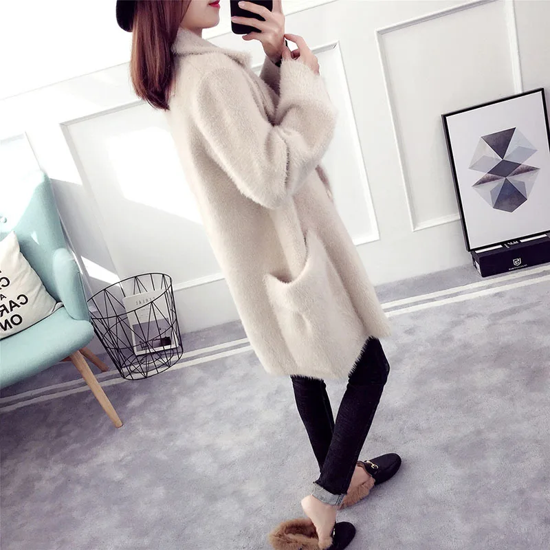 Cardigan 2020 Winter Sweater Women Thick Female Jackets Autumn Korean Knitted Clothes Cardigans Casaco Feminino LWL683 |