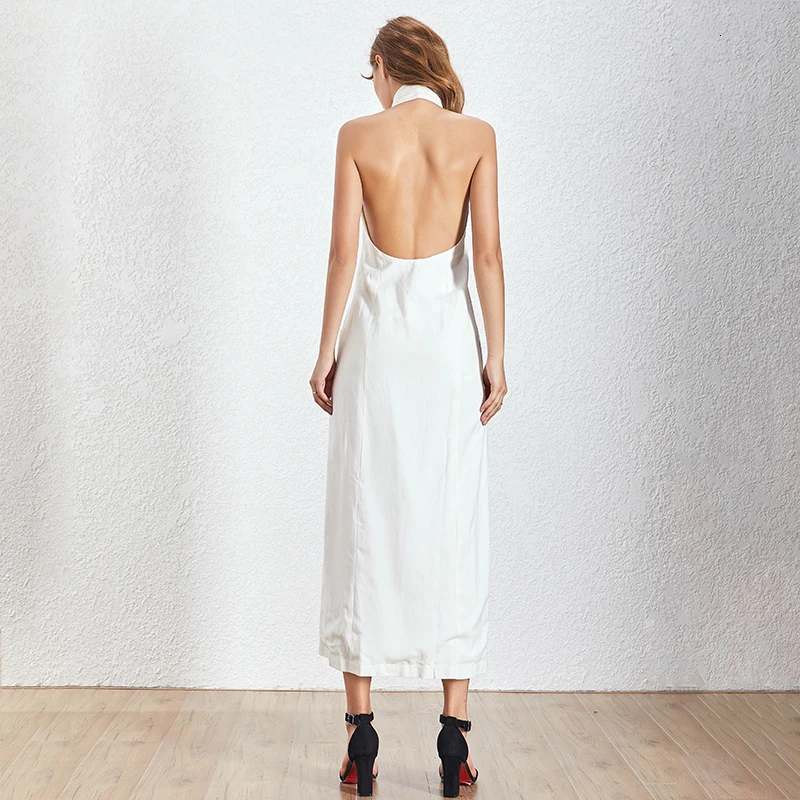 SISPELL Backless Off Shoulder Dress For Women V Neck Sleeveless High Waist Button Vintage Dresses Female Spring Fashion New 2020
SISPELL Backless Off Shoulder Dress For Women V Neck Sleeveless High Waist Button Vintage Dresses Female Spring Fashion New 2020