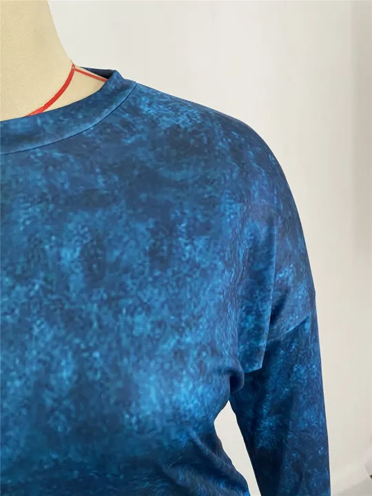 HAOOHU Plus Size XL-4XL Tie Dye Print Women's Suit Tracksuits Long Sleeve Tops Pants Two Piece Set Outfits Matching Set
HAOOHU Plus Size XL-4XL Tie Dye Print Women's Suit Tracksuits Long Sleeve Tops Pants Two Piece Set Outfits Matching Set