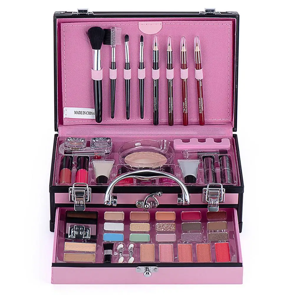 Набор для макияжа «Все в одном», Профессиональный Многофункциональный косметический бокс, тени для век, помада для румян, подводка для глаз,...
Набор для макияжа «Все в одном», Профессиональный Многофункциональный косметический бокс, тени для век, помада для румян, подводка для глаз,...