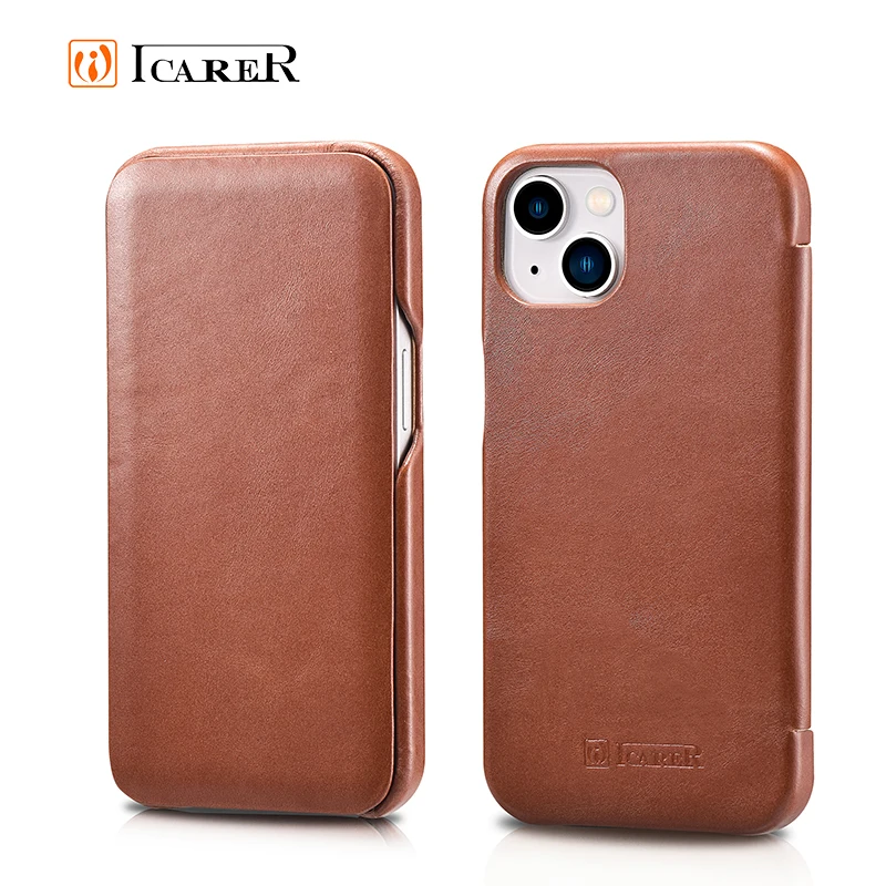 Original ICARER Classic Genuine Leather Full Screen Protective Flip Case For Apple iPhone 13 13mini Business Cover Phone Bag
Original ICARER Classic Genuine Leather Full Screen Protective Flip Case For Apple iPhone 13 13mini Business Cover Phone Bag
