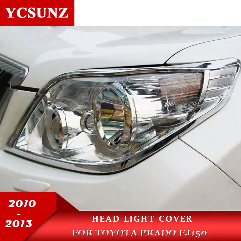 ABS Headlight Cover For Toyota Prado Fj150 LC150 2010 2011 2012 2013 Land Cruiser Accessories Head Light Lamp Hood YCSUNZ
ABS Headlight Cover For Toyota Prado Fj150 LC150 2010 2011 2012 2013 Land Cruiser Accessories Head Light Lamp Hood YCSUNZ