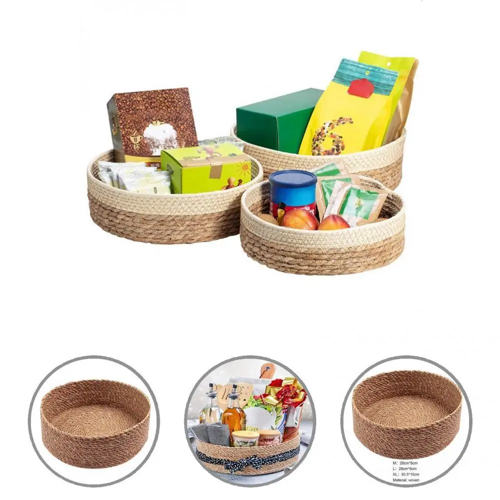 Sundries Organizer Moisture-proof Braid Fabric Comfortable Natural Desktop Container Storage Container Storage Basket
Sundries Organizer Moisture-proof Braid Fabric Comfortable Natural Desktop Container Storage Container Storage Basket