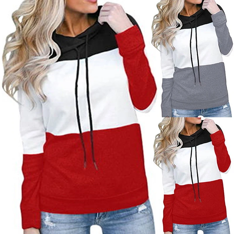 2020 Hot Sale Hoodies Women Ptachwork Sweatshirt Oversized Drawstring Long Sleeve Winter Streetwear Tops Pullover
2020 Hot Sale Hoodies Women Ptachwork Sweatshirt Oversized Drawstring Long Sleeve Winter Streetwear Tops Pullover