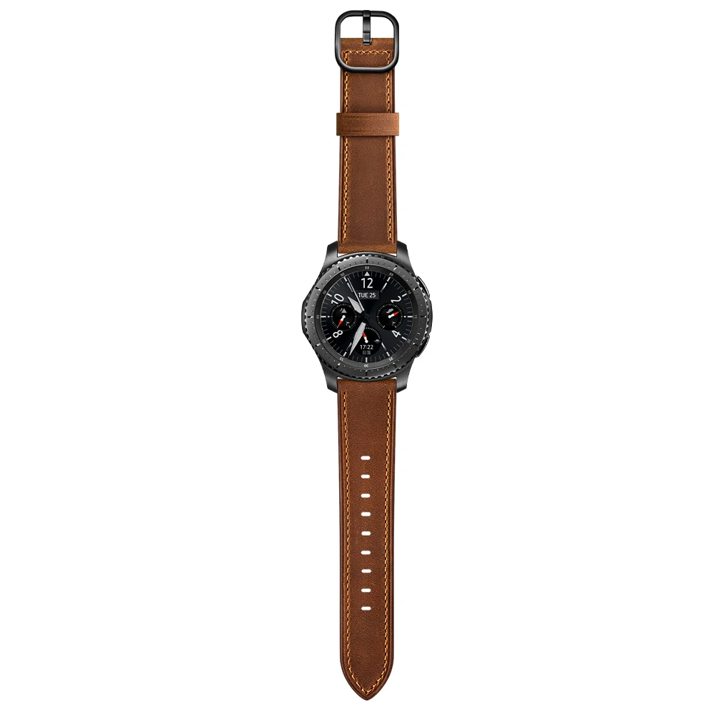 Genuine Leather PU Straps For Samsung Galaxy Watch3 45MM 41MM Smart Watchband Wrist Straps For Galaxy Watch 46MM Gear S3 Correa
Genuine Leather PU Straps For Samsung Galaxy Watch3 45MM 41MM Smart Watchband Wrist Straps For Galaxy Watch 46MM Gear S3 Correa