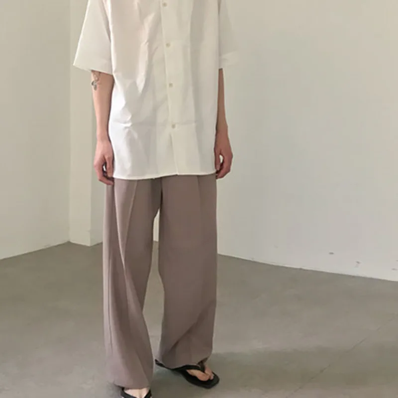 Men's pants 2020 spring new slim solid color wide leg pants straight leg pants casual personality youth men's wear
Men's pants 2020 spring new slim solid color wide leg pants straight leg pants casual personality youth men's wear