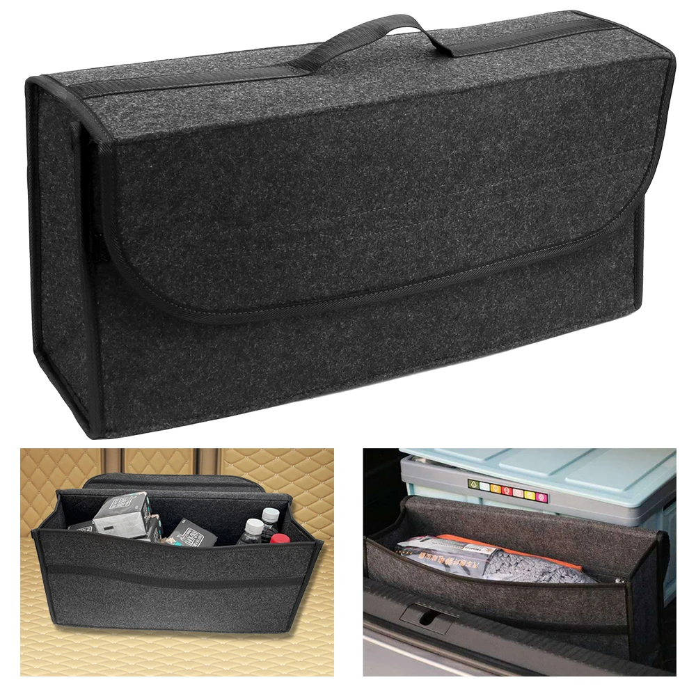 Car Storage Bag Soft Felt Automotive Interior Supplies Anti Slip Car Trunk Organizer Foldable Finishing Storage Box 
Car Storage Bag Soft Felt Automotive Interior Supplies Anti Slip Car Trunk Organizer Foldable Finishing Storage Box