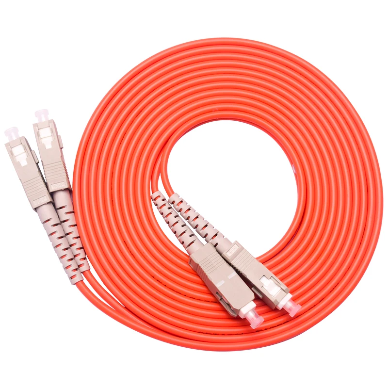 

5PCS/lot Optical Fiber cable SC/UPC-SC/UPC Fiber Optic Patch Cord 1M 2M 3M 5M Duplex Multimode Cable Optical Fiber Jumper MM DX
