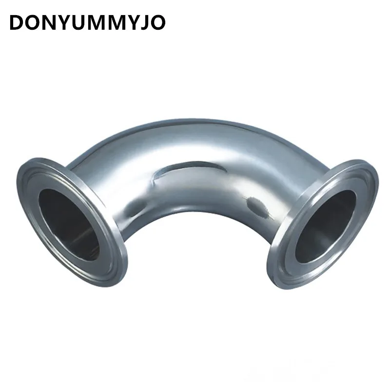 DONYUMMYJO 38mm O/D 304 Stainless Steel Sanitary Ferrule 90 Degree Elbow Pipe Fitting Tri Clamp homebrew
DONYUMMYJO 38mm O/D 304 Stainless Steel Sanitary Ferrule 90 Degree Elbow Pipe Fitting Tri Clamp homebrew