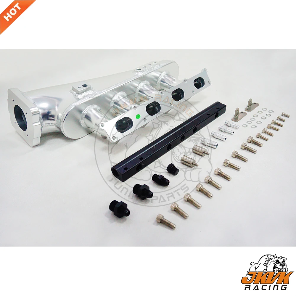 JKVK Performance Aluminum 70mm Right Facing V W 1.8T Intake Manifold TT MK1 MK4 Jett a 1999-2005 
JKVK Performance Aluminum 70mm Right Facing V W 1.8T Intake Manifold TT MK1 MK4 Jett a 1999-2005