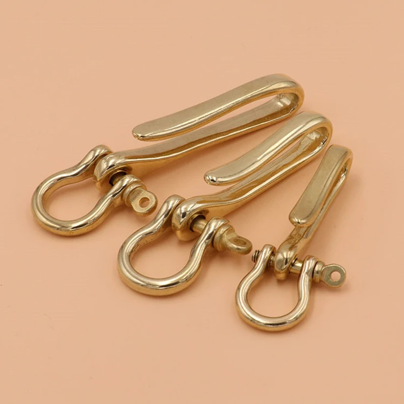 1pcs Belt U Hook Brass Keychain Fob Clip Retro Vintage Key Ring Wallet Chain Hook with bow shackle Fish Hook 3 Sizes available
1pcs Belt U Hook Brass Keychain Fob Clip Retro Vintage Key Ring Wallet Chain Hook with bow shackle Fish Hook 3 Sizes available
