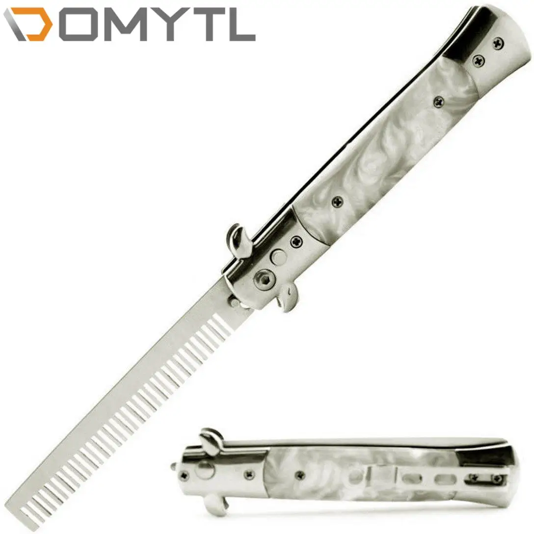 1Pcs of Folding Stainless Steel Comb Practice Knife Multi-Scene Portable Hair Comb Deforming Butterfly Knife Hair Clipper Tool
1Pcs of Folding Stainless Steel Comb Practice Knife Multi-Scene Portable Hair Comb Deforming Butterfly Knife Hair Clipper Tool