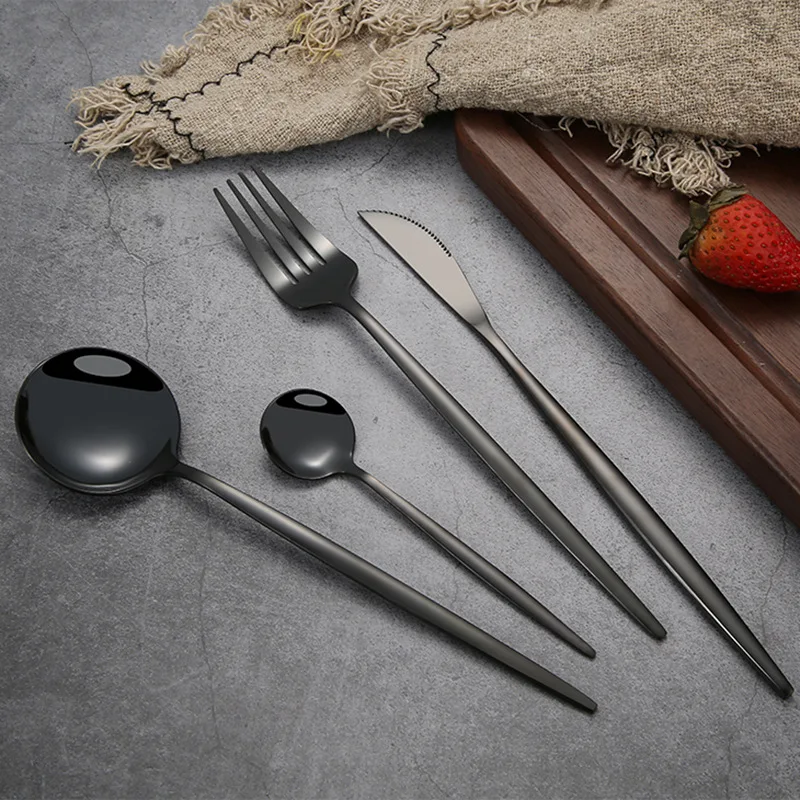 24pcs Upscale Gold Dinnerware Set Stainless Steel Tableware Set Knife Fork Coffee Spoon Flatware Set Dishwasher Safe Cutlery Set 
24pcs Upscale Gold Dinnerware Set Stainless Steel Tableware Set Knife Fork Coffee Spoon Flatware Set Dishwasher Safe Cutlery Set