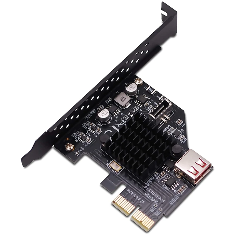 USB3.1 Gen2 Internal 20-Pin Front Panel Connector Expansion Card 10 Gbit/S USB 2.0 PCI Express 3.0 X2 Adapter
USB3.1 Gen2 Internal 20-Pin Front Panel Connector Expansion Card 10 Gbit/S USB 2.0 PCI Express 3.0 X2 Adapter
