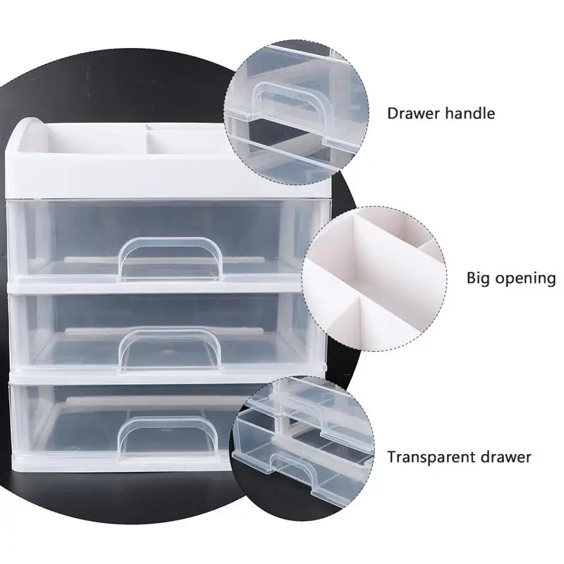Plastic Cosmetic 3 Layer Drawer Organizer Makeup Container Desktop Sundry Storage Case Drawer Cabinet Sorting Storage Box
Plastic Cosmetic 3 Layer Drawer Organizer Makeup Container Desktop Sundry Storage Case Drawer Cabinet Sorting Storage Box
