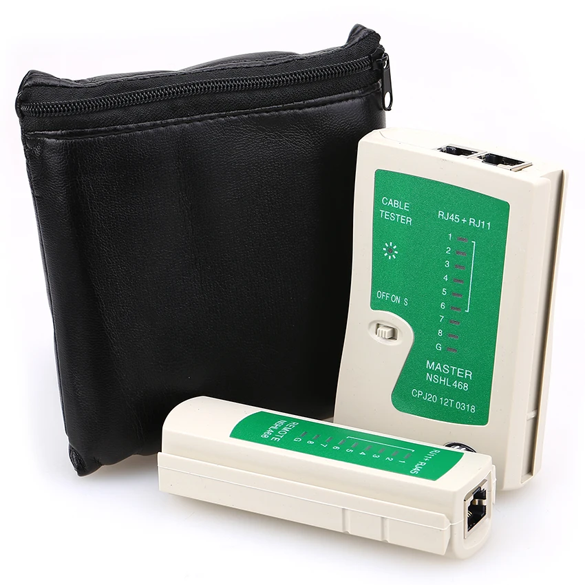 Network Lan Cable Tester NSHL468 Test RJ45 RJ11 Cat5 Utp Ethernet Tool 2 in 1 Portable Network Cable Tester
Network Lan Cable Tester NSHL468 Test RJ45 RJ11 Cat5 Utp Ethernet Tool 2 in 1 Portable Network Cable Tester