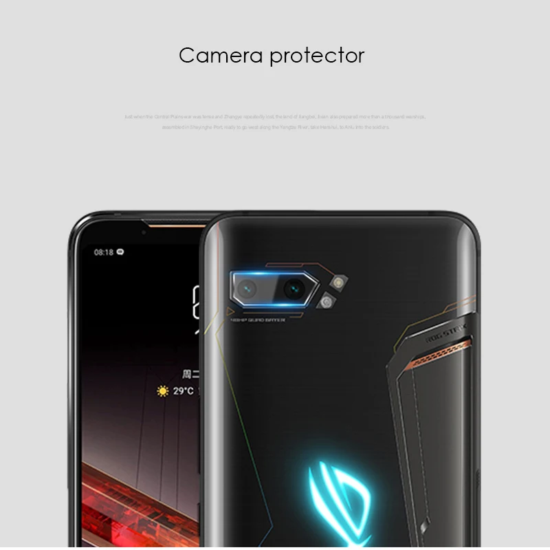 Стекло для объектива камеры Asus ROG Phone 2 3 9H защита ZenFone 6 олеофобное покрытие