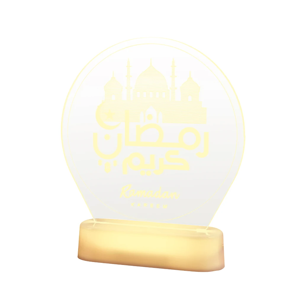 Eid Mubarak LED Night Light Ramadan LED Mubarak Lights Muslim Islam Table Decoration Home Decor Lighting Supplies 4 Types
Eid Mubarak LED Night Light Ramadan LED Mubarak Lights Muslim Islam Table Decoration Home Decor Lighting Supplies 4 Types