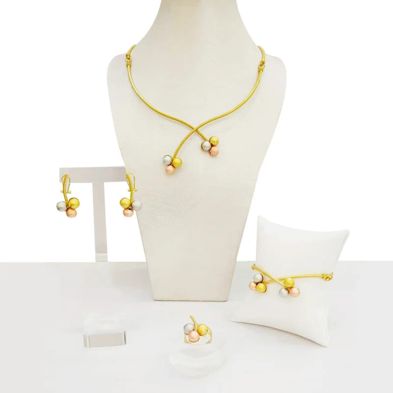 Flower Copper Trendy New Arrivals Jewelry Sets Long Drop Earrings Pendant Lace Bracelet For Party Women Gift Italian Gold
Flower Copper Trendy New Arrivals Jewelry Sets Long Drop Earrings Pendant Lace Bracelet For Party Women Gift Italian Gold