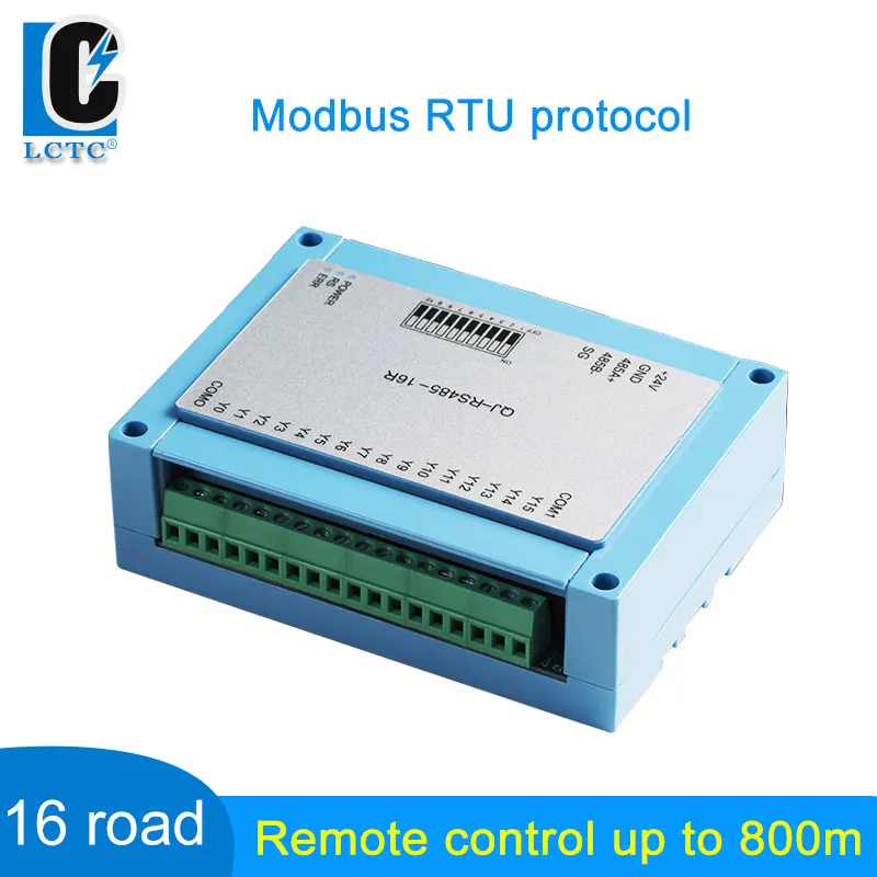 RS485 communication digital relay output module industrial control switch value remote control PLC signal amplification with a
RS485 communication digital relay output module industrial control switch value remote control PLC signal amplification with a