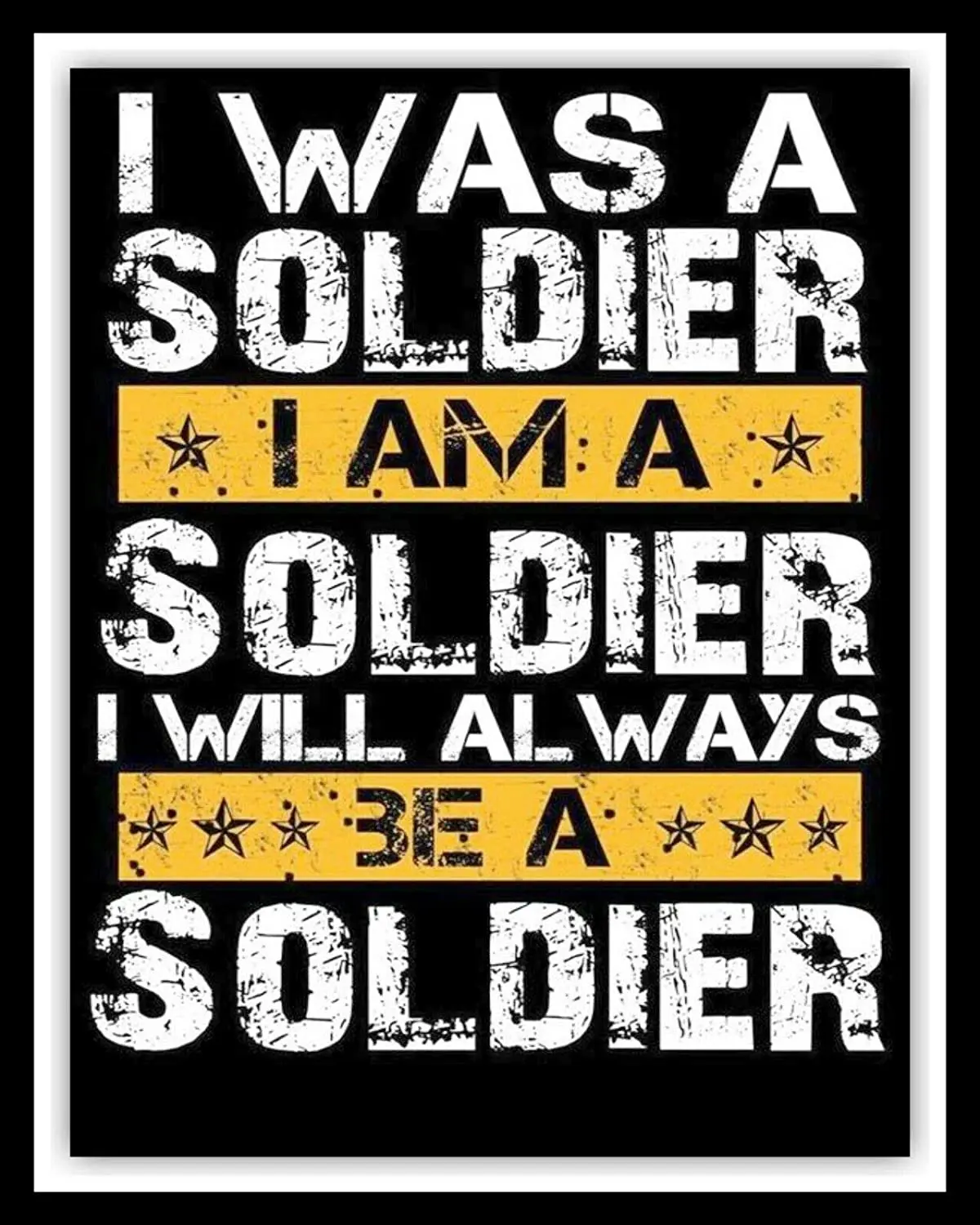 I was A Soldier Army Armed Forces Military Regiment Decor 12x8 Inch Wall Decor Metal Tin Signs Kitchen Garage Bar
I was A Soldier Army Armed Forces Military Regiment Decor 12x8 Inch Wall Decor Metal Tin Signs Kitchen Garage Bar