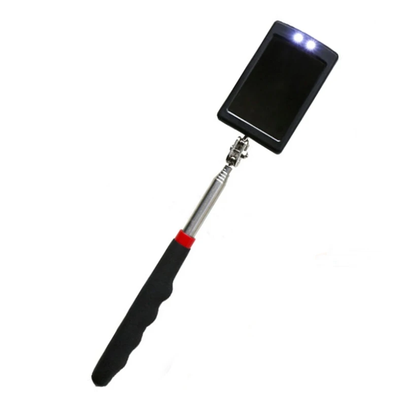 

Extendable Inspection Mirror ， LED Lamp Endoscope，360° Rotation， Retractable Lighted Tool for Mechanic, Home Inspector, D5QE