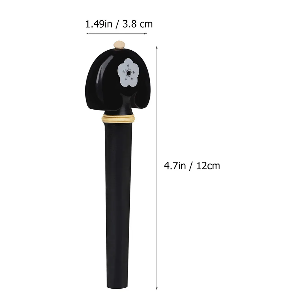 4Pcs Durable Cello Tuning Peg Ebony Wood Cello Peg Musical Instrument Supplies
4Pcs Durable Cello Tuning Peg Ebony Wood Cello Peg Musical Instrument Supplies