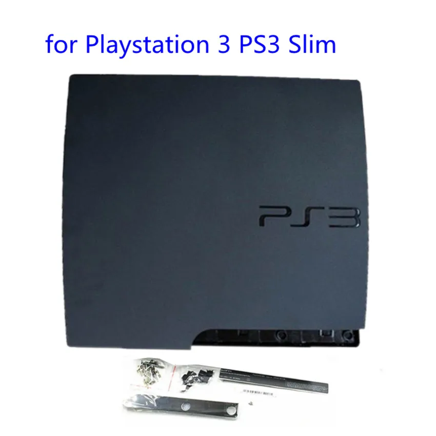 

Black Complete Housing Shell Case 120G 160G 250G Replacement for Playstation 3 PS3 Slim 2000 20XX 2500 Console Faceplate Cover