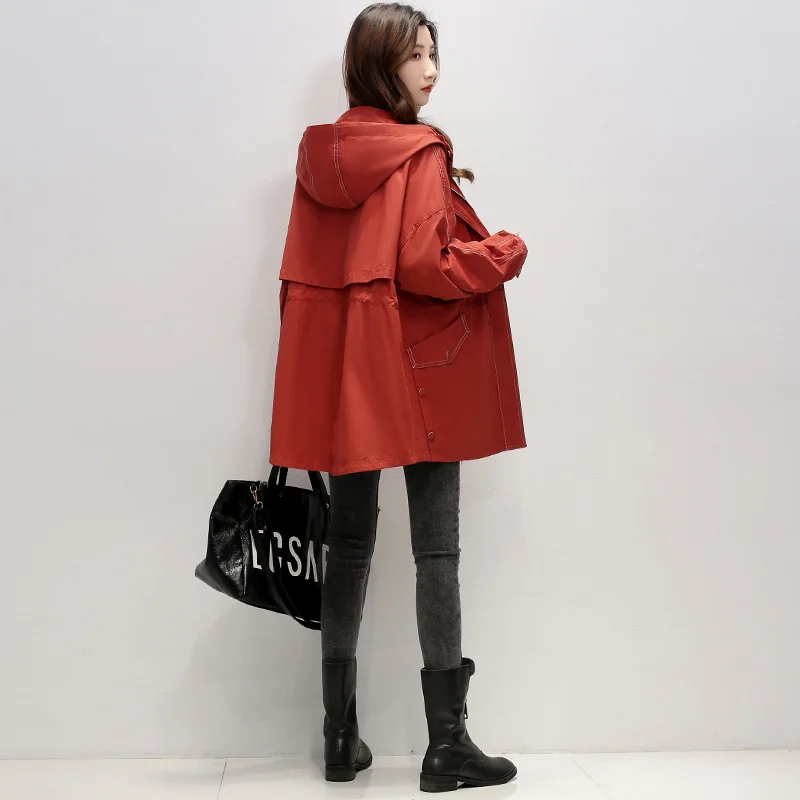 Women's Trench Coat Mid-Length 2021 Spring And Autumn New Korean Style Loose Casual Goddess Style Small Fashion Coat
Women's Trench Coat Mid-Length 2021 Spring And Autumn New Korean Style Loose Casual Goddess Style Small Fashion Coat