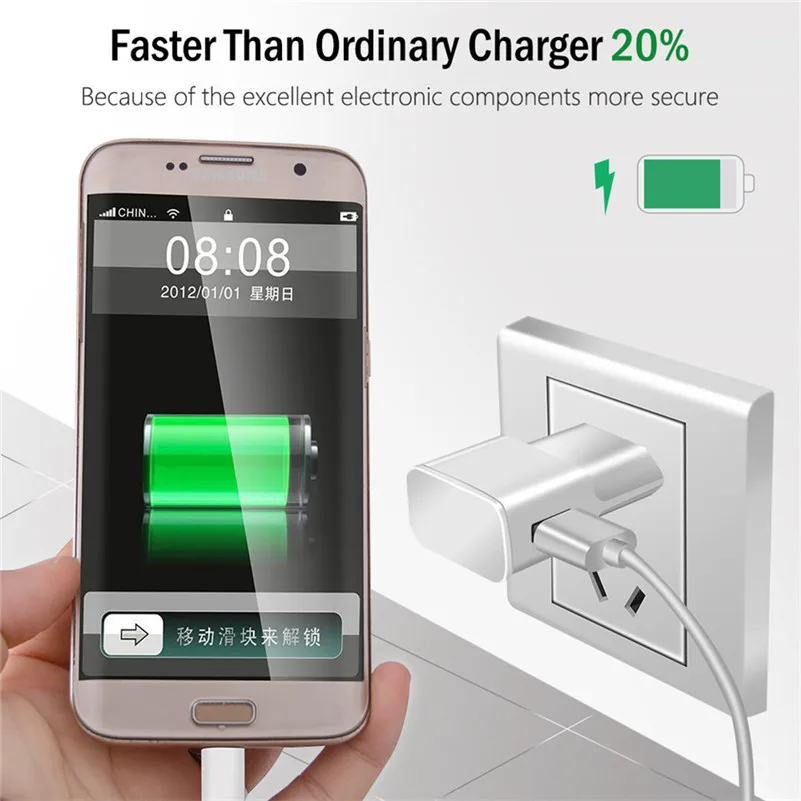 1 м Micro USB портативных зарядных устройств Зарядное устройство адаптер для alcatel 3 1x 3c