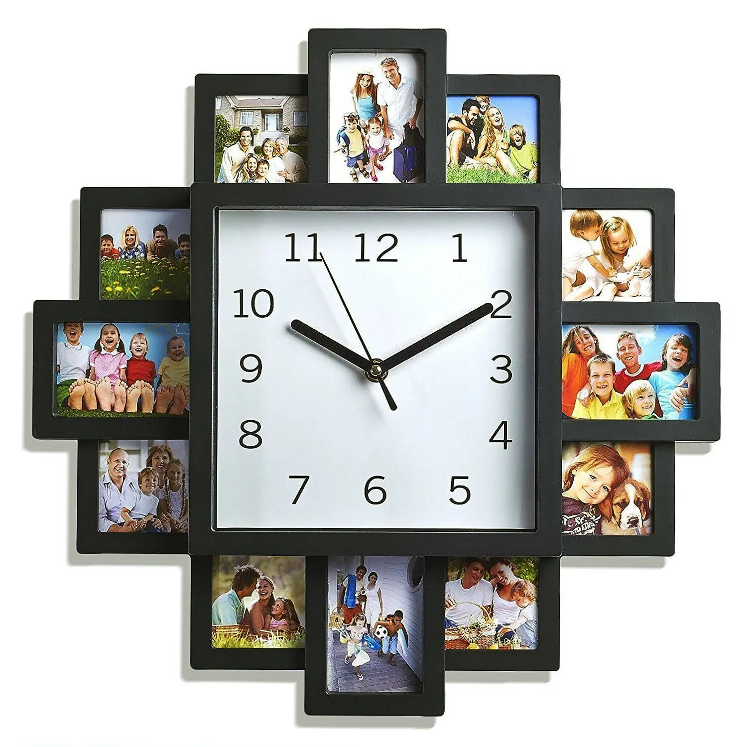 FAMILY LOVE PICTURE WALL CLOCK 12 MULTI PHOTO MODERN APERTURE FRAME HOME DECOR
FAMILY LOVE PICTURE WALL CLOCK 12 MULTI PHOTO MODERN APERTURE FRAME HOME DECOR
