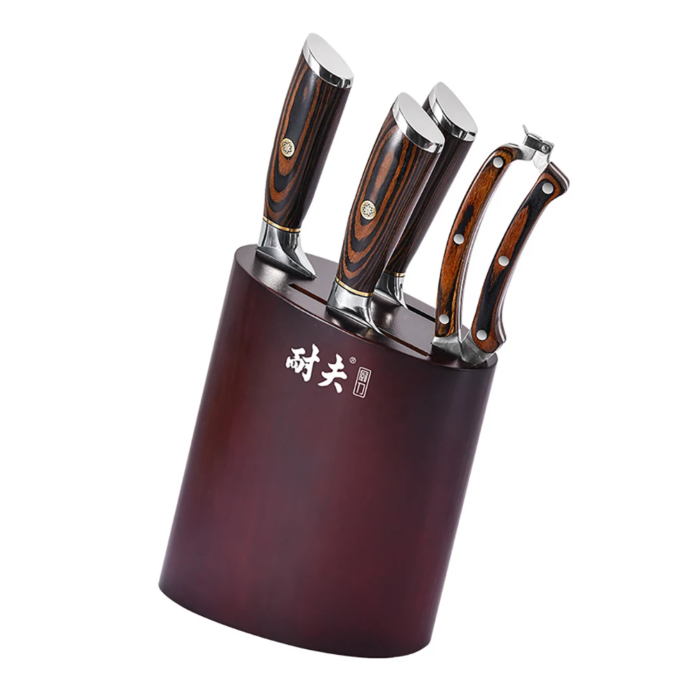 Knife Set Brazil Wood Handle Stainless Steel Rivet Japanese Santoku Chef Knife Walnut Scissors Oak Knife Holder Kitchen Tool
Knife Set Brazil Wood Handle Stainless Steel Rivet Japanese Santoku Chef Knife Walnut Scissors Oak Knife Holder Kitchen Tool