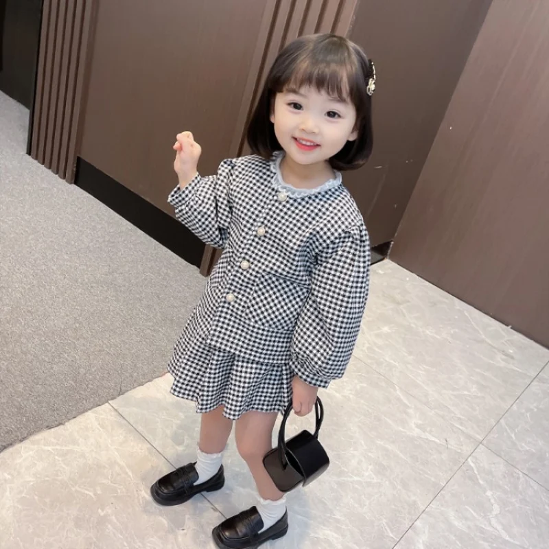 2021 Buttons Spring Summer Children's Clothes Baby Girls Coat + Dress 2pcs/Set Kids Birthday Gift Teenage Clothing High Quality
2021 Buttons Spring Summer Children's Clothes Baby Girls Coat + Dress 2pcs/Set Kids Birthday Gift Teenage Clothing High Quality