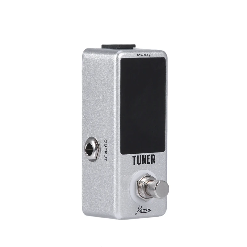 High Precision Guitar Chromatic Tuner Pedal Ture Bypass | Спорт и развлечения