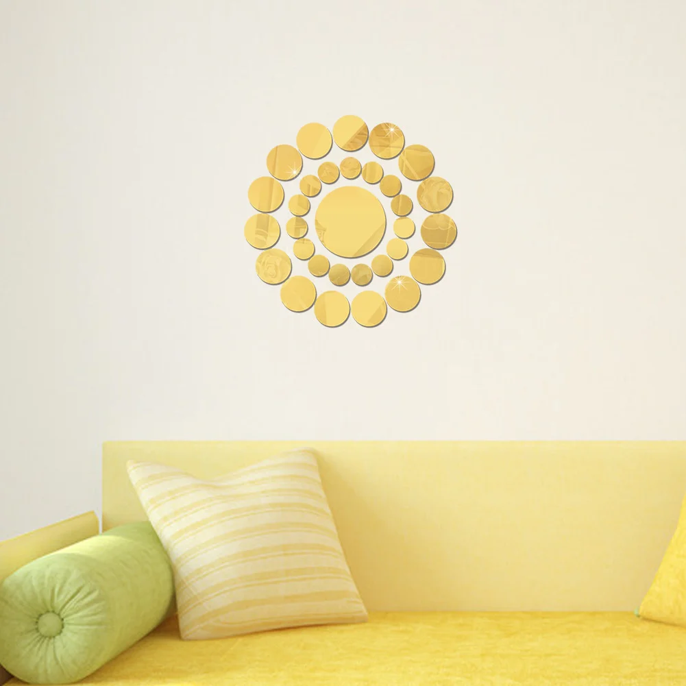 Best selling round puzzle mirror wall sticker 
Best selling round puzzle mirror wall sticker