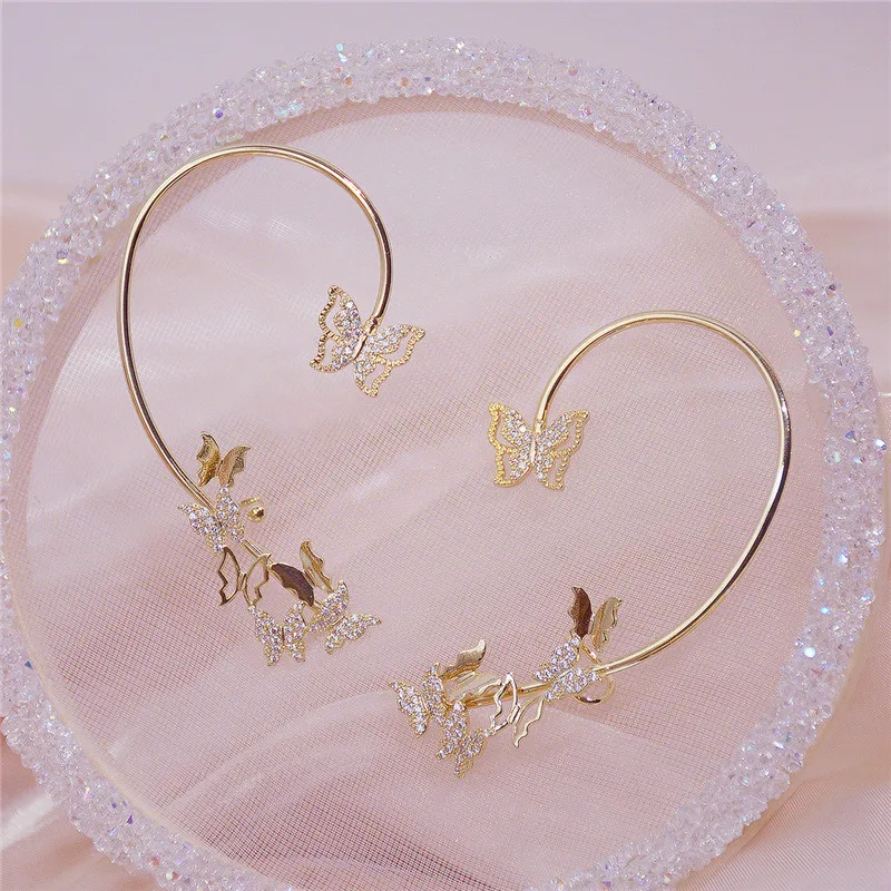 New Arrive Luxury 14K Real Gold S Needle Cute Butterfly Stud Earrings for Women Cubic Zircon ZC Earrings
New Arrive Luxury 14K Real Gold S Needle Cute Butterfly Stud Earrings for Women Cubic Zircon ZC Earrings