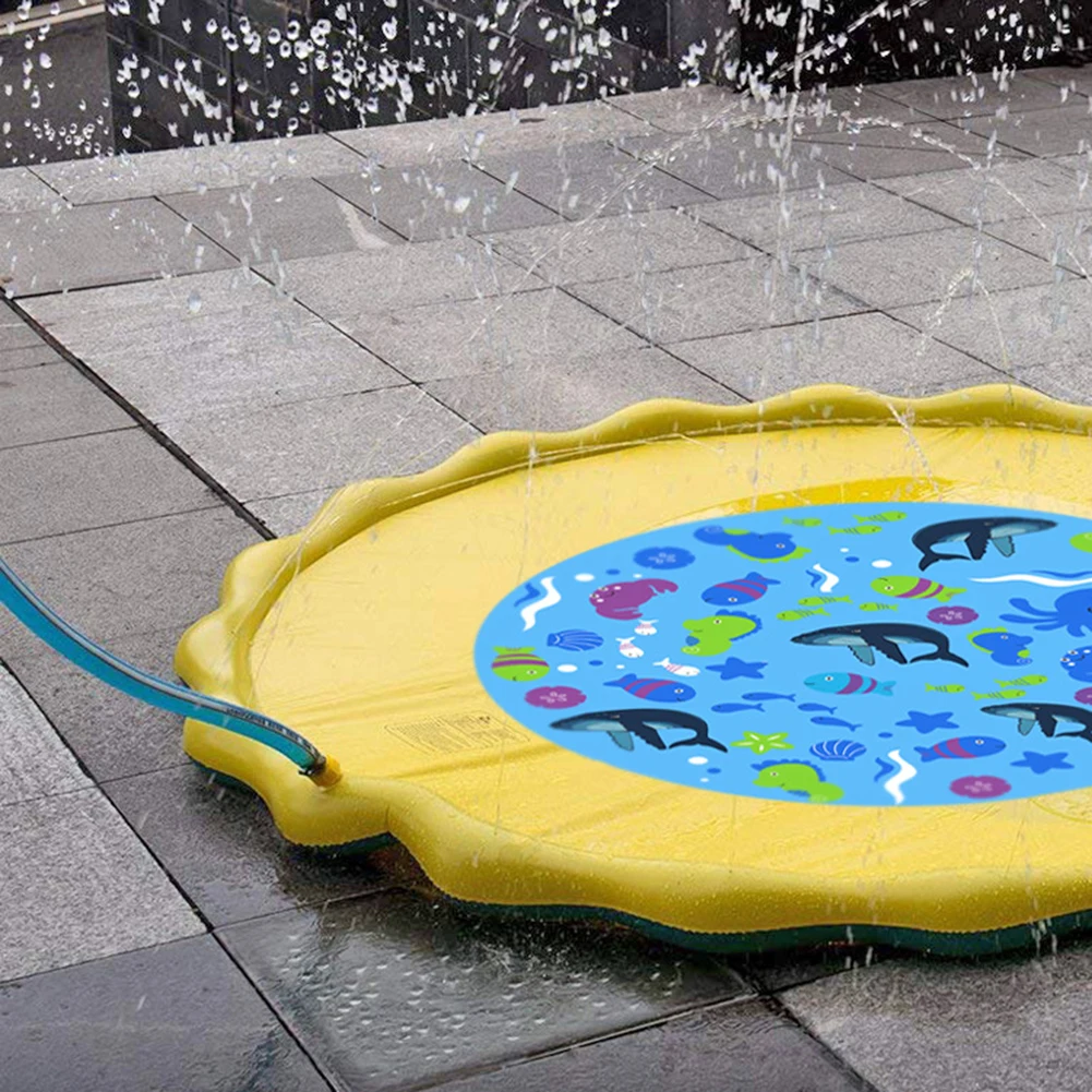 Baby Toys Water Mat Chidlren's Summer Water Sprinkler Spray Mat Children's Lawn Play Mat PVC Inflatable Play Mat Games Playmat
Baby Toys Water Mat Chidlren's Summer Water Sprinkler Spray Mat Children's Lawn Play Mat PVC Inflatable Play Mat Games Playmat