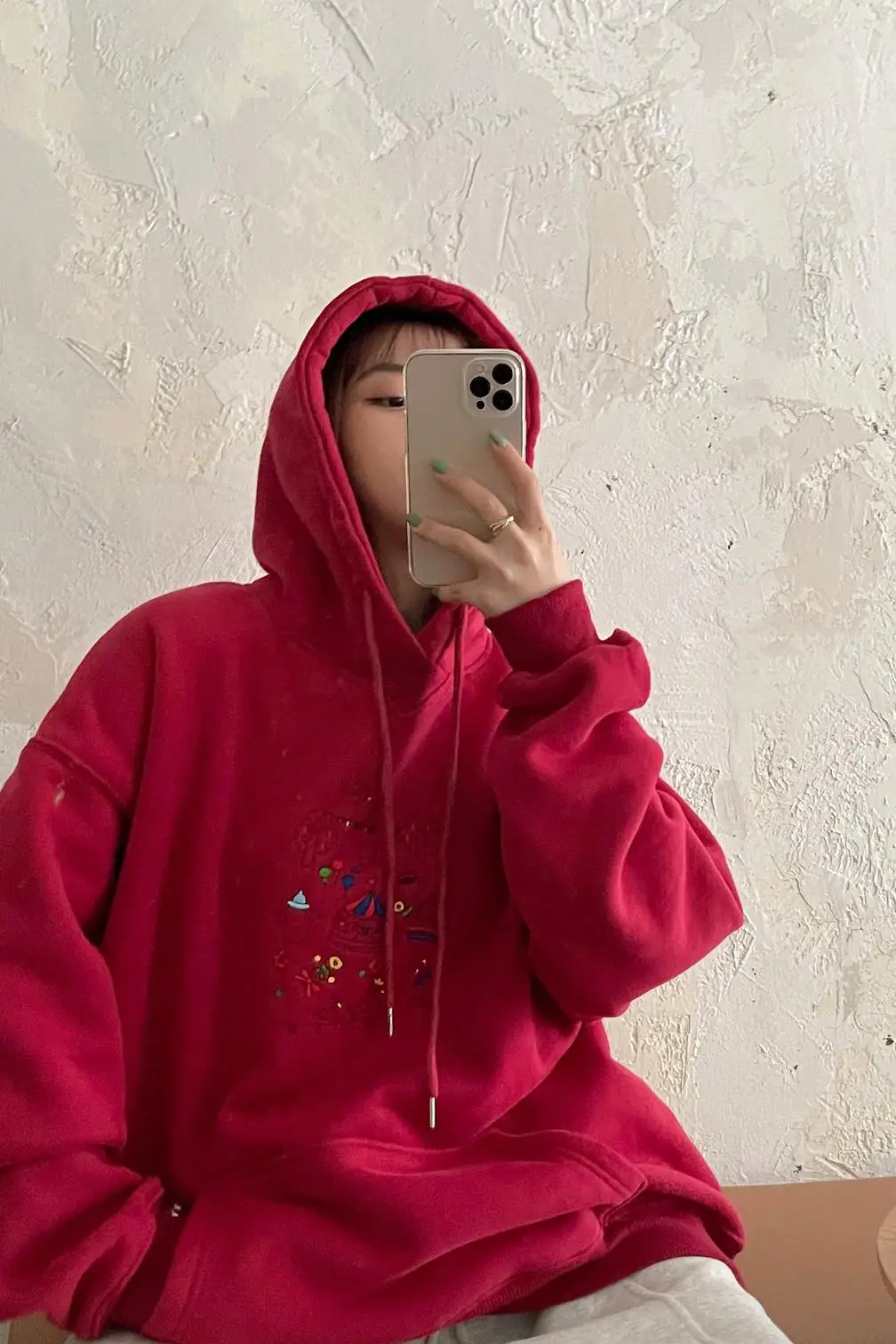 Make firm offers comfortable winter hooded joker embroidery pattern thickening polar fleece fleece female students
Make firm offers comfortable winter hooded joker embroidery pattern thickening polar fleece fleece female students