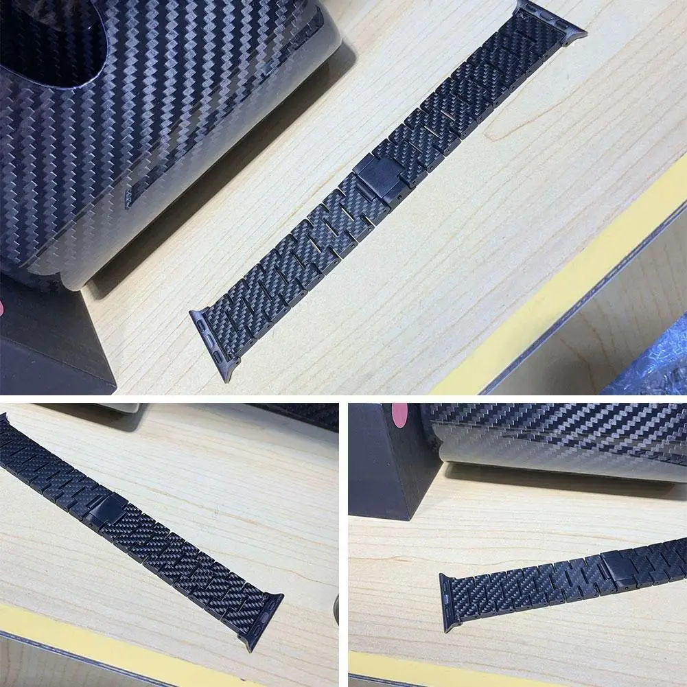 for Apple watch Models Carbon Fiber Magnetic Buckle Weight Strap 42mm 43mm 45mm Band Light Universal Watch 41mm 44mm Watch Z0V4
for Apple watch Models Carbon Fiber Magnetic Buckle Weight Strap 42mm 43mm 45mm Band Light Universal Watch 41mm 44mm Watch Z0V4