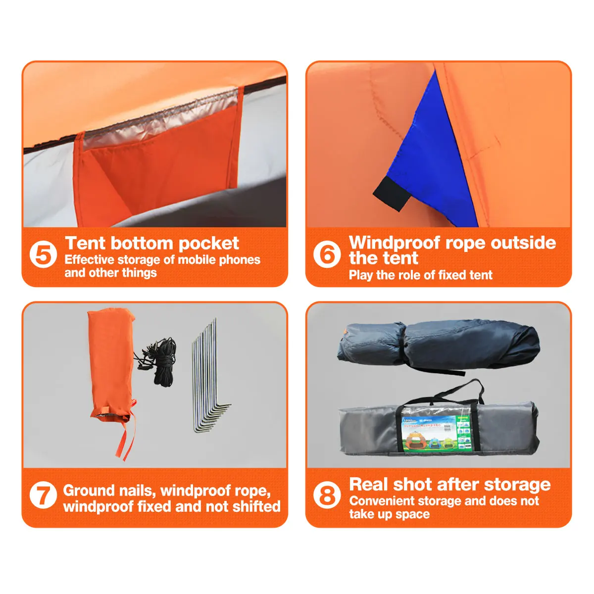 Automatic Tent 6-8 Person Easy Open Camp Tents Ultralight Instant Shade Protable Backpacking for Sun Shelter Travelling Hiking
Automatic Tent 6-8 Person Easy Open Camp Tents Ultralight Instant Shade Protable Backpacking for Sun Shelter Travelling Hiking