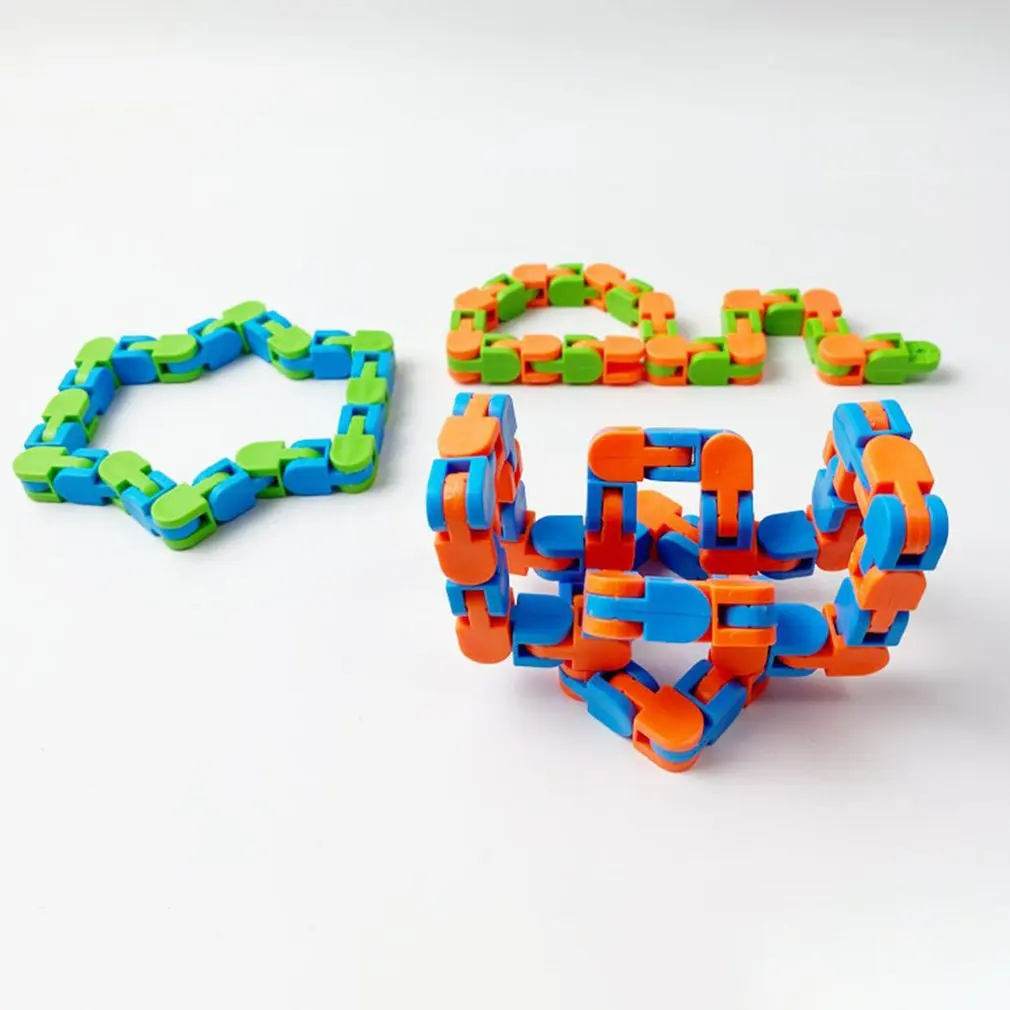 1pc Fidget Toys Colorful Puzzle Sensory Stress Relief Rotate And Shape 24 Bit Decompression Wack Tracks Chain Squeeze Toys Funny
1pc Fidget Toys Colorful Puzzle Sensory Stress Relief Rotate And Shape 24 Bit Decompression Wack Tracks Chain Squeeze Toys Funny