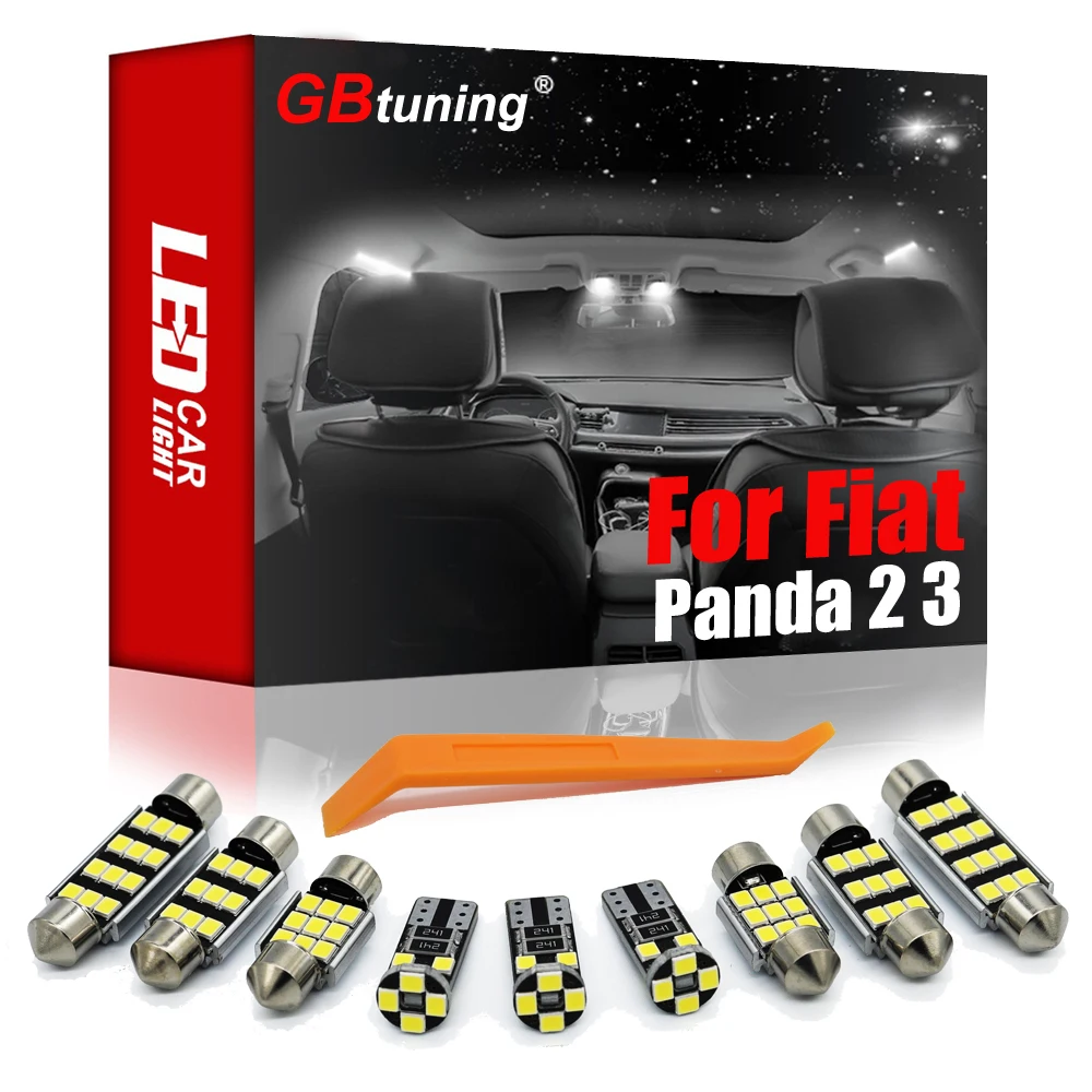 GBtuning Canbus LED Interior Light Kit For Fiat Panda 2 3 II III 169 312 319 2003-2018 Car Trunk Reading Room Dome Bulb Lamp
GBtuning Canbus LED Interior Light Kit For Fiat Panda 2 3 II III 169 312 319 2003-2018 Car Trunk Reading Room Dome Bulb Lamp